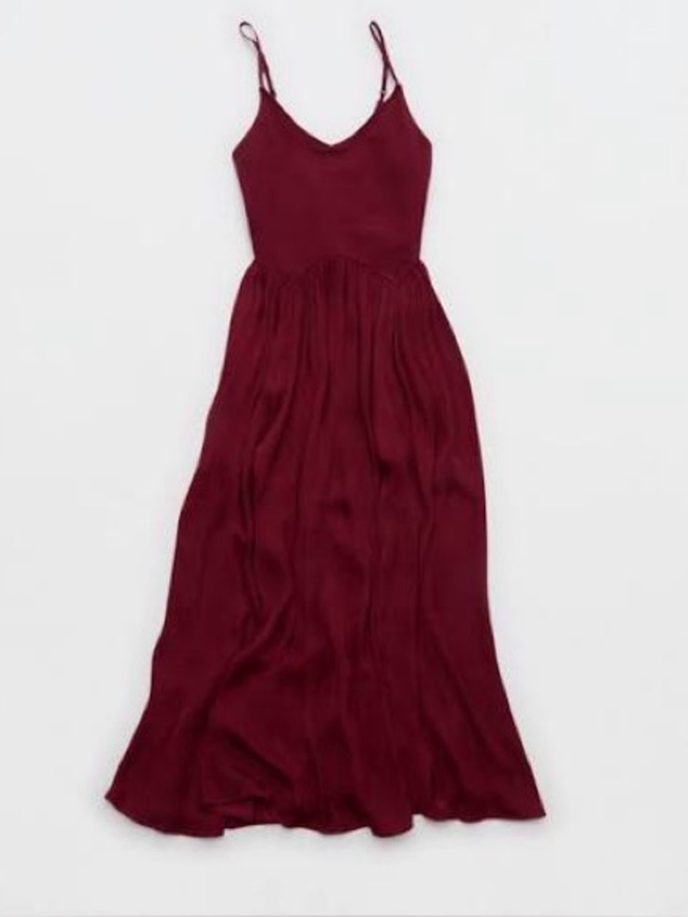 Aerie Satin At The Barre Dress